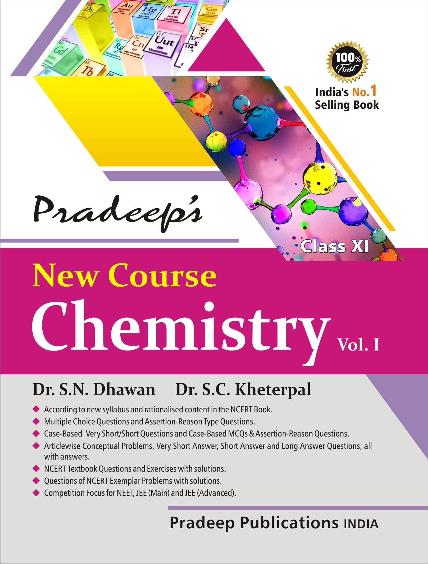 Pradeep Chemistry Class 11 Vol 1 2023-2024