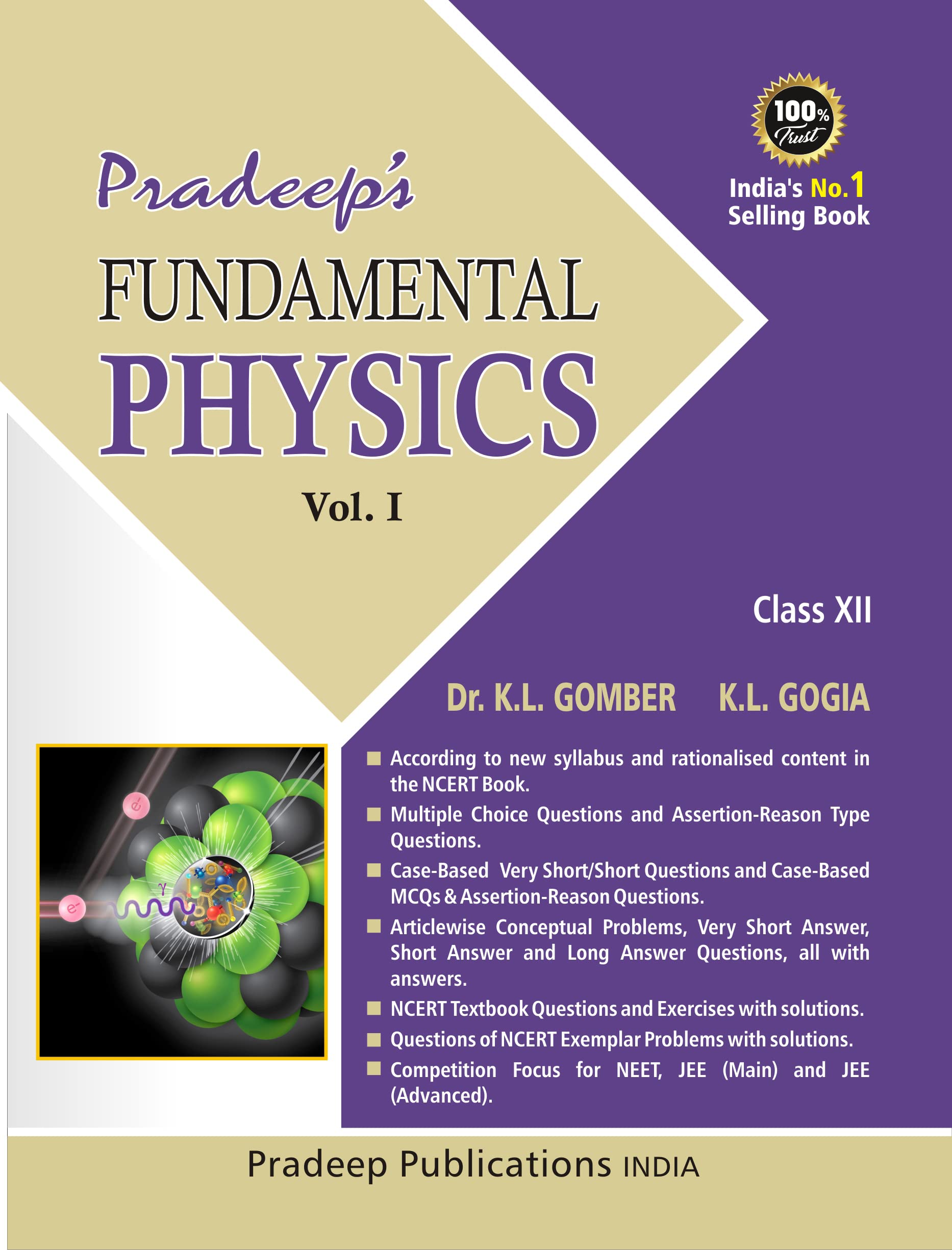 Pradeep Physics Class 12 Volume 1 2023-2024