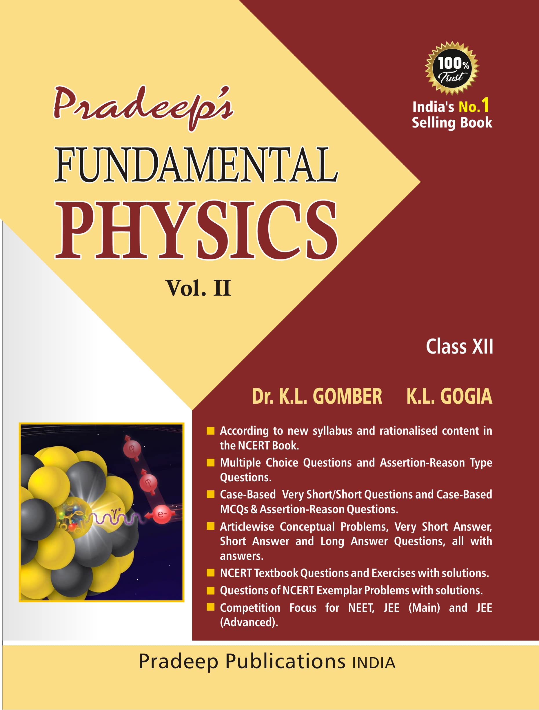 Pradeep Physics Class 12 Volume 2 2023-2024