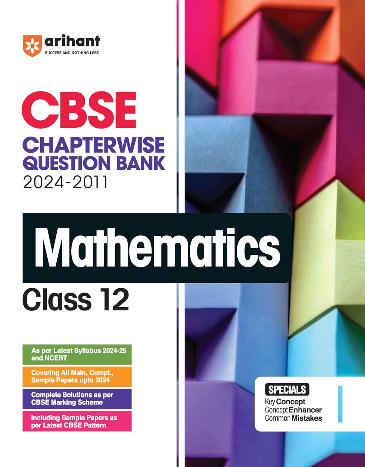 Arihant CBSE Chapterwise Question Bank 2024–2010 Mathematics Class 12 (2026)